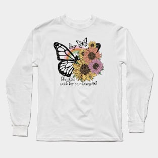 she flies Long Sleeve T-Shirt